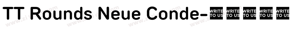 TT Rounds Neue Conde字体转换